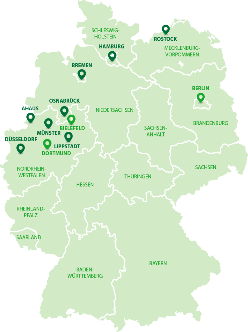 Standorte Bode - Lippstadt