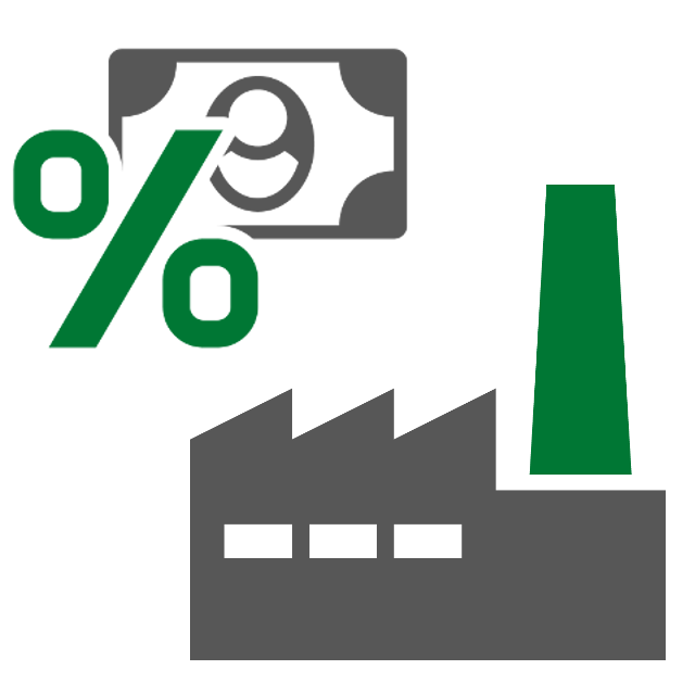 Icon für die Gewerbeförderung