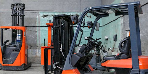 Für die Neuanschaffung von elektrischen Gabelstaplern gibt es hohe Fördermittelzuschüsse