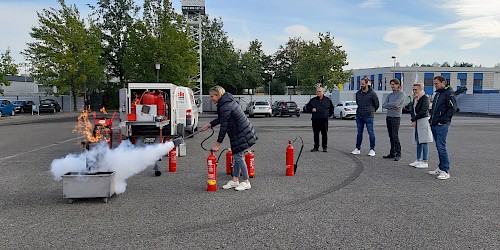 Brandschutzübungen bei Bode