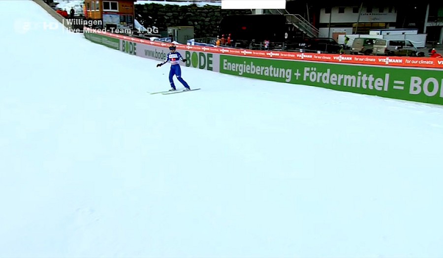 FIS Skisprung Worldcup in Willingen mit Bode Werbung