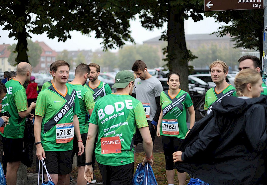 Das Bode Team beim Marathon