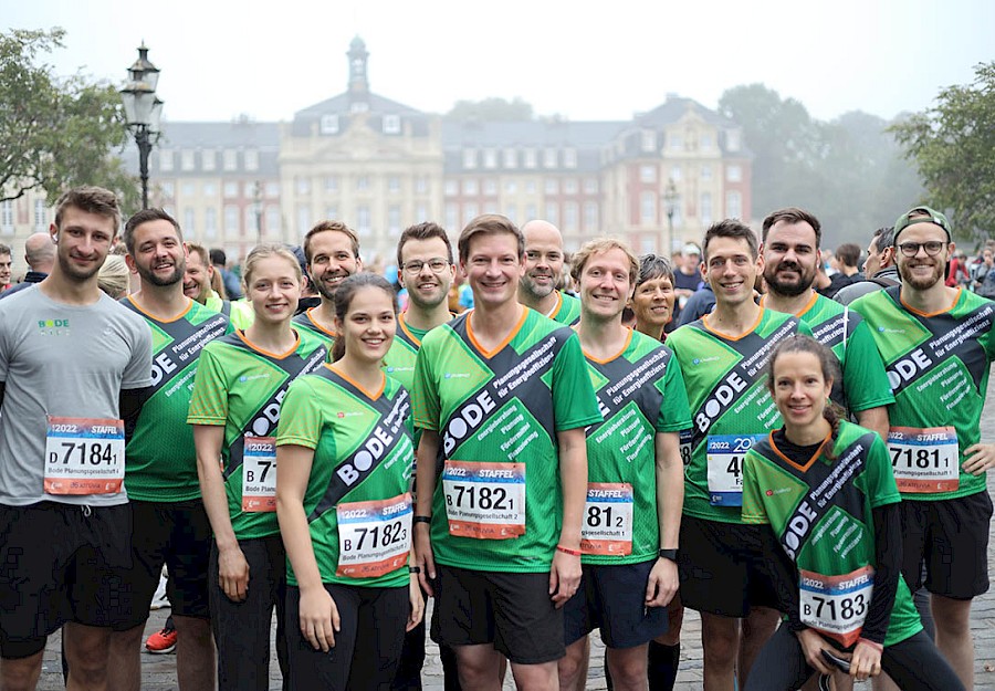 Das Bode Team beim Marathon