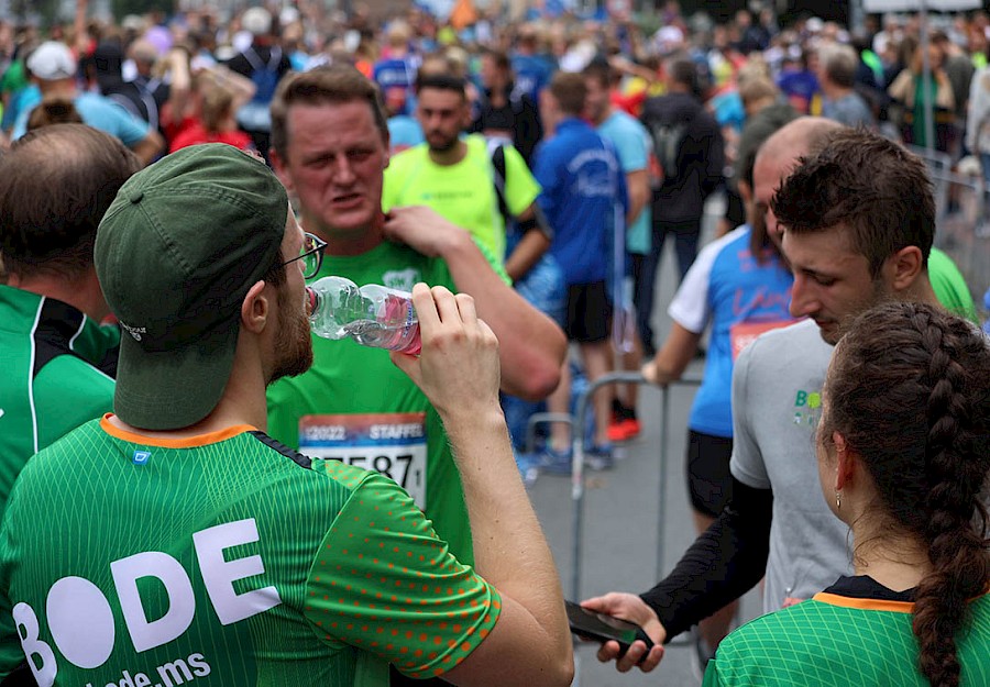 Das Bode Team beim Marathon