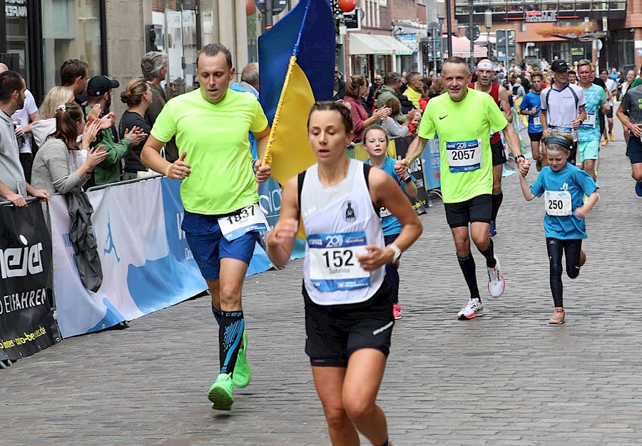 Läufer*innen beim Marathon