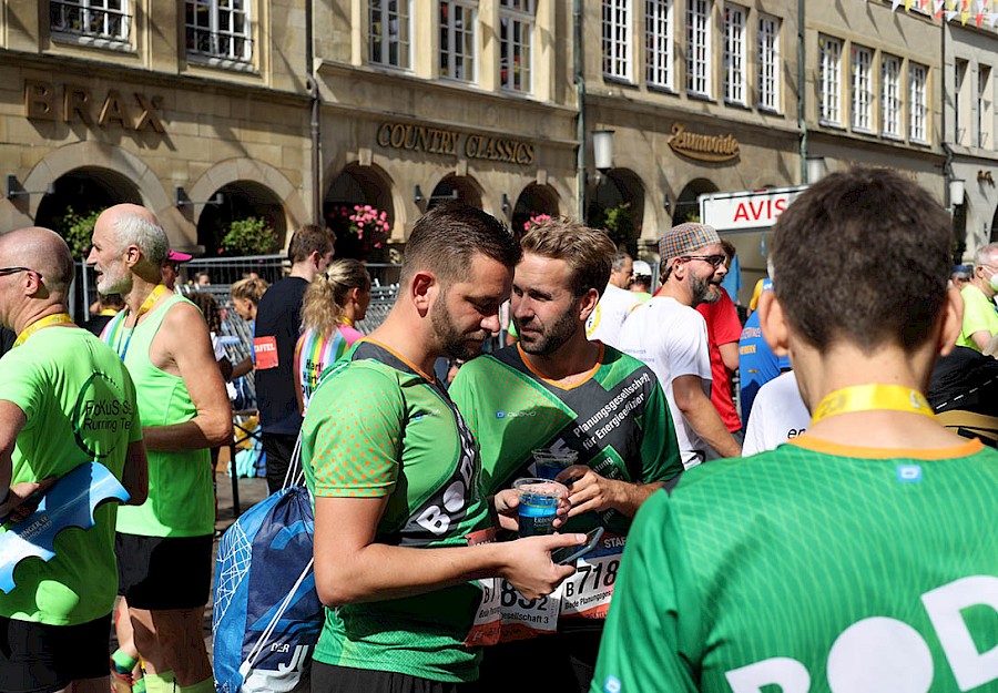 Das Bode Team beim Marathon