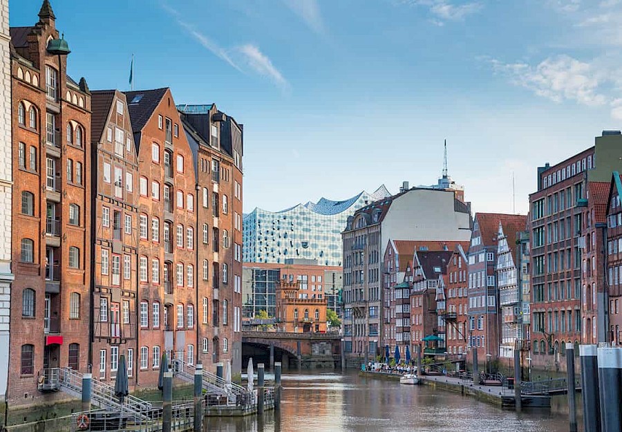 Die Speicherstadt - eines der Wahrzeichen Hamburgs