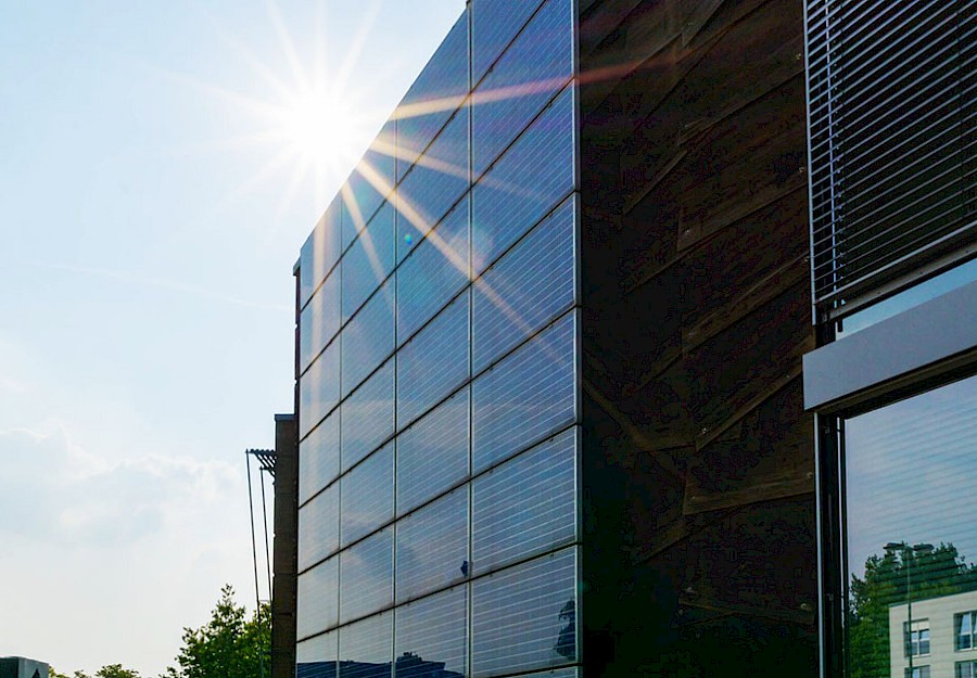 PV Anlage Fassade