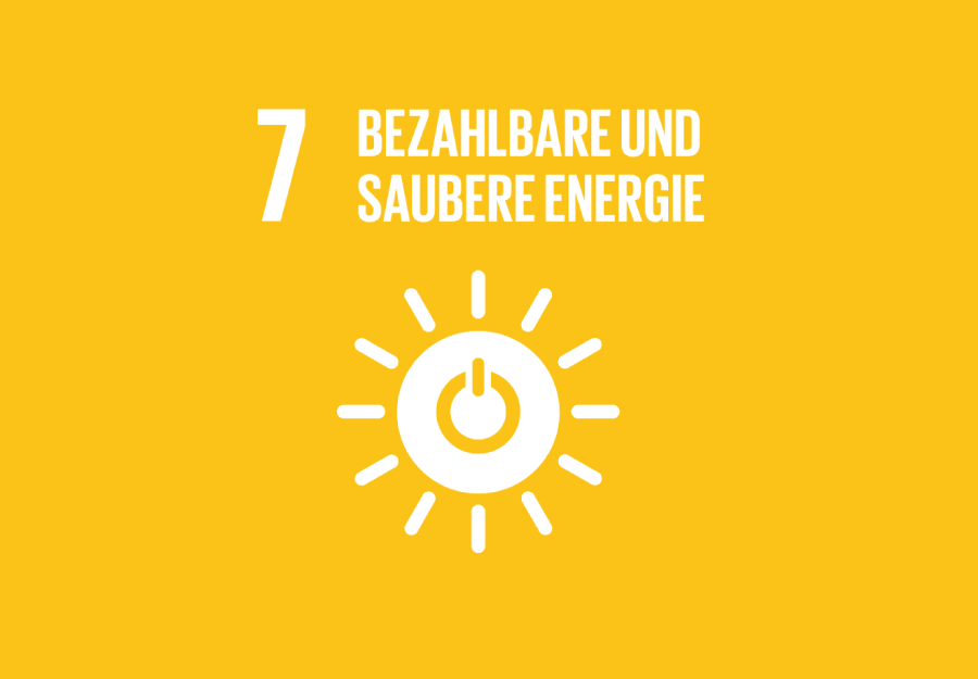 Wir schulen speziell das UN-Nachhaltigkeitsziel Nr. 7 - Bezahlbare und saubere Energie