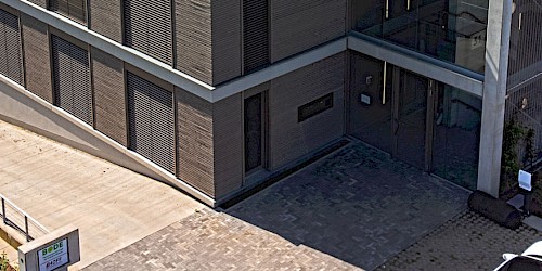 Der Neubau am Hauptstandort Münster an der Meyerbeerstraße 31