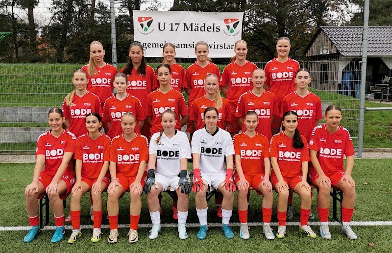 Mannschaftsfoto B-Juniorinnen SSV Rhade