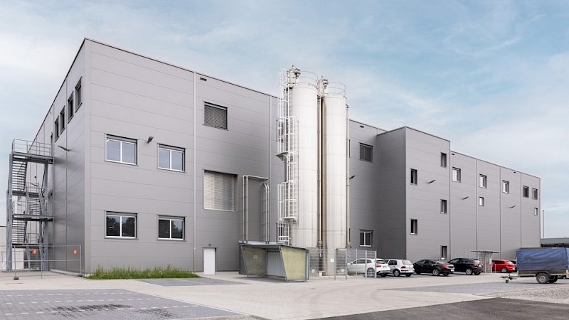 Neubau eines Industriegebäudes