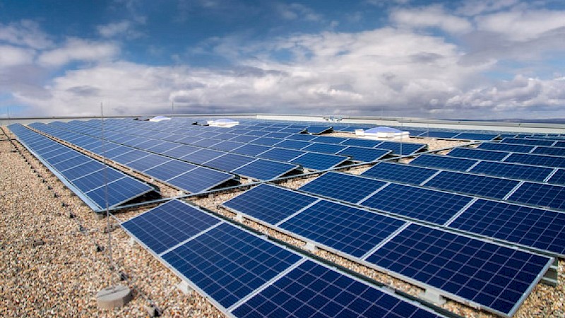 Photovoltaikanlage auf einem Dach
