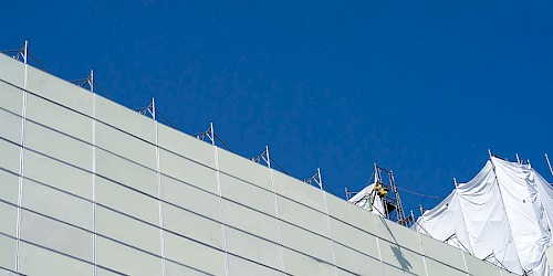 Sanierung der Gebäudehülle eines Nichtwohngebäudes