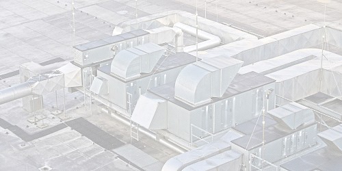 Eine RLT Anlage auf dem Dach