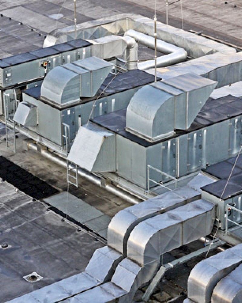 RLT Anlagen auf dem Dach